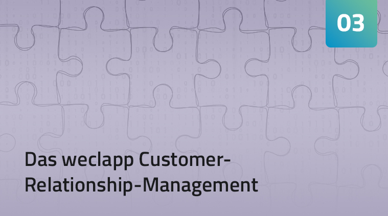Das weclapp Customer-Relationship-Management Teil 3