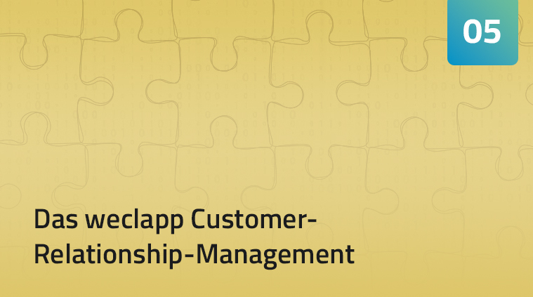 Das weclapp Customer-Relationship-Management Teil 5
