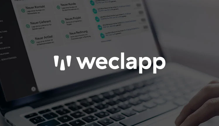 weclapp: Die smarte ERP- und CRM-Softwarelösung