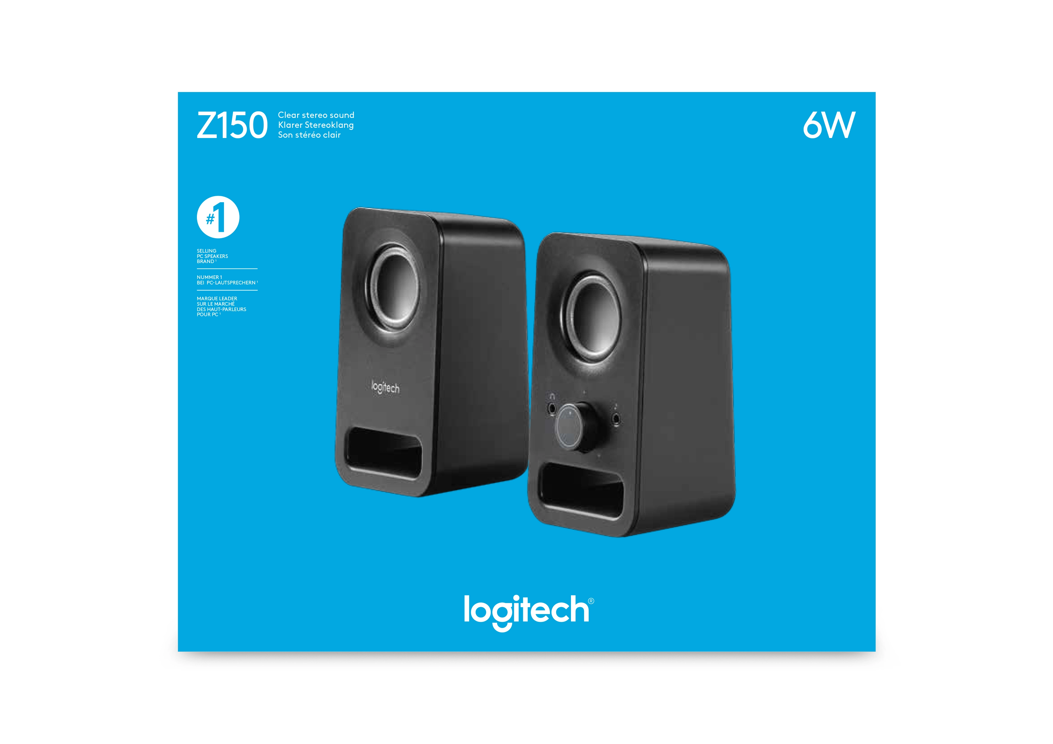 Logitech Z150 - Lautsprecher - Schwarz