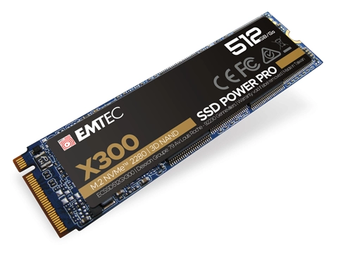EMTEC X300 NVMe M2 SSD Power Pro 512GB