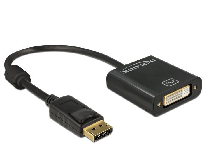 Delock DisplayPort-Adapter - DisplayPort (M) auf DVI-I (W)