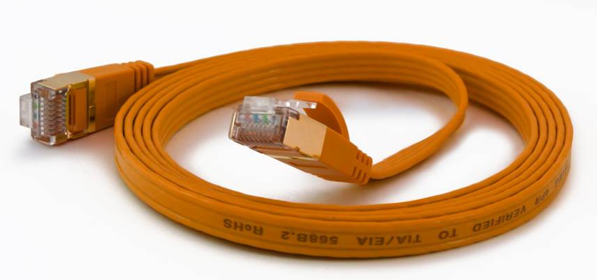 WANTEC 7032 - Patch-Kabel - 0,5m - Orange