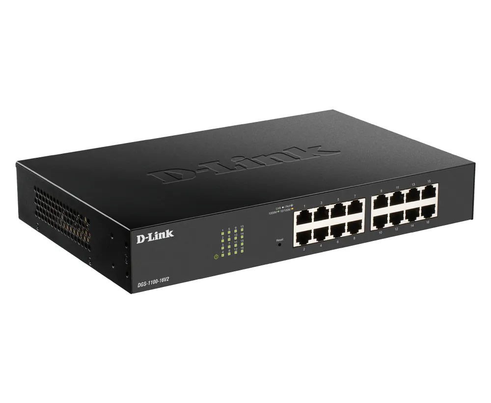D-Link PoE Switch DGS-1100-24P V2 24 Port - Switch - 1 Gbps