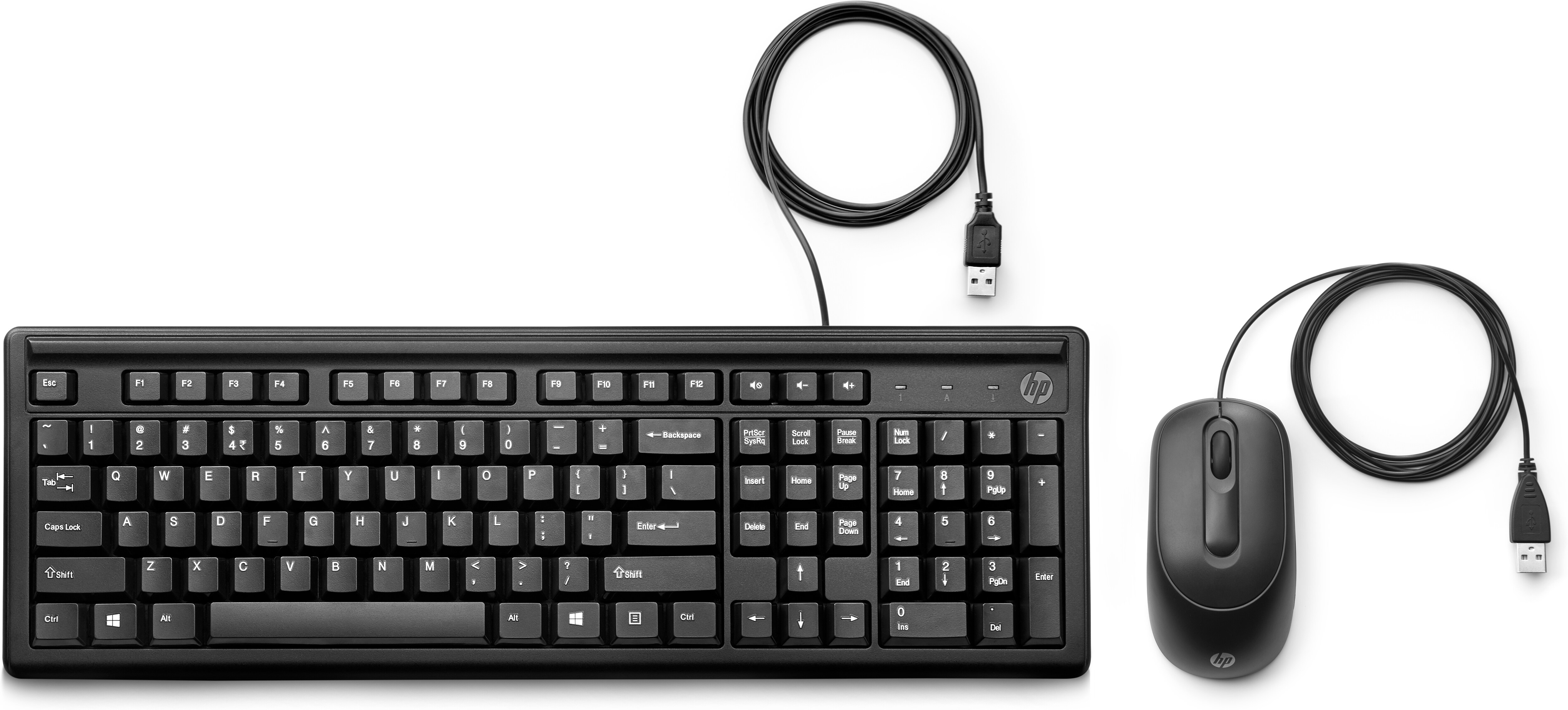 HP 160 - Tastatur-und-Maus-Set - USB - Deutsch