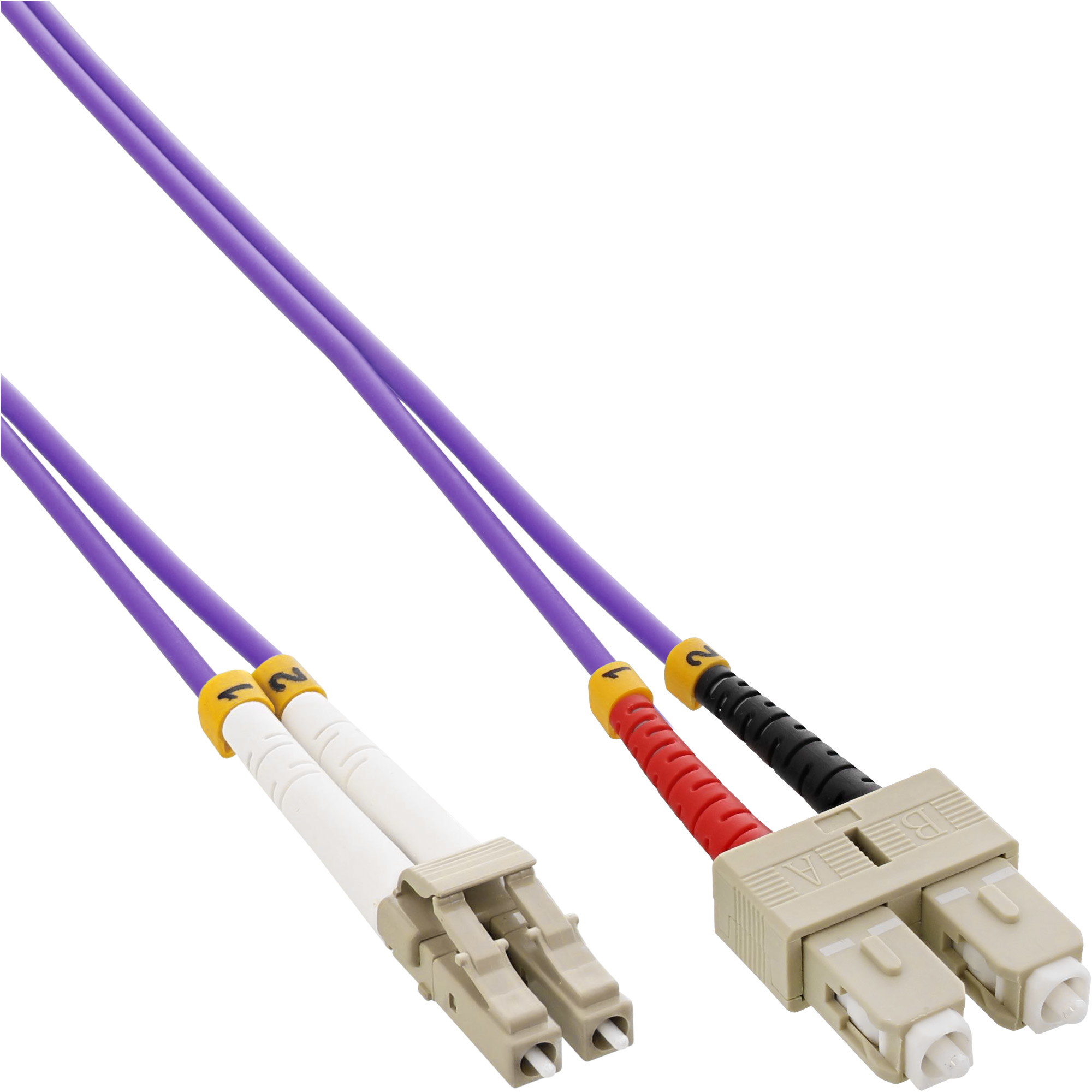 InLine - Patch-Kabel - LC Multi-Mode (M) auf SC multi-mode (M) - 2,0m 