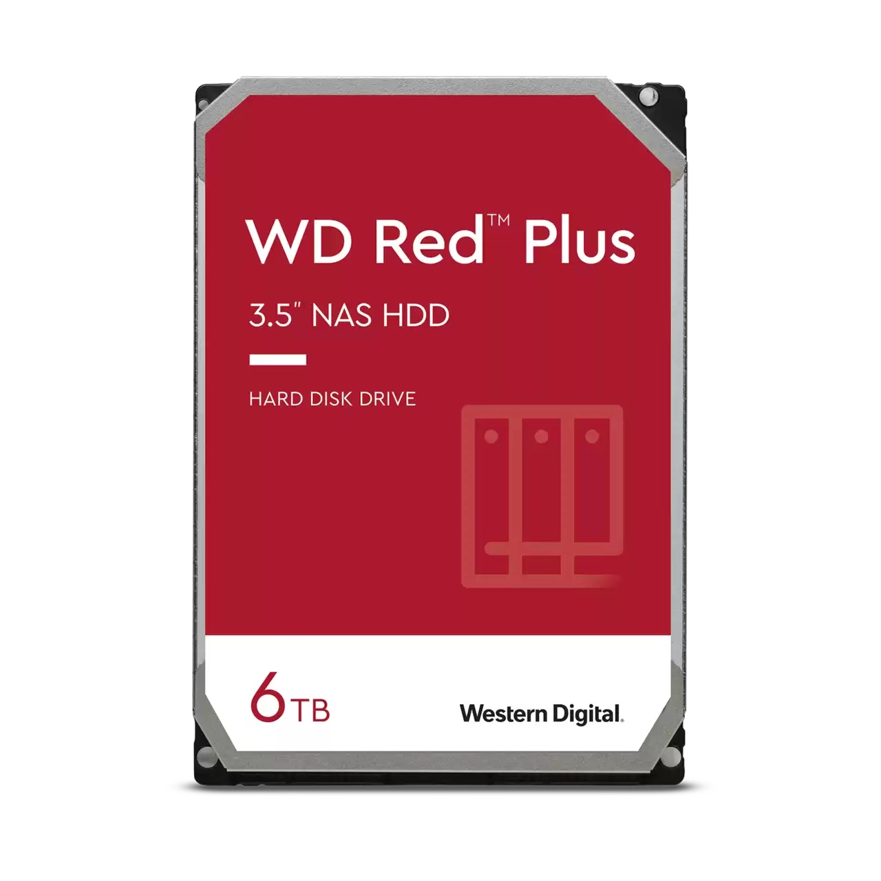 WD Red Plus WD60EFPX - Festplatte - 6 TB - intern 