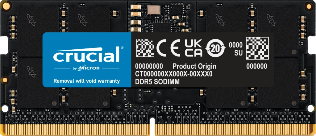 Crucial 16GB DDR5-4800 SODIMM - 16 GB - DDR5