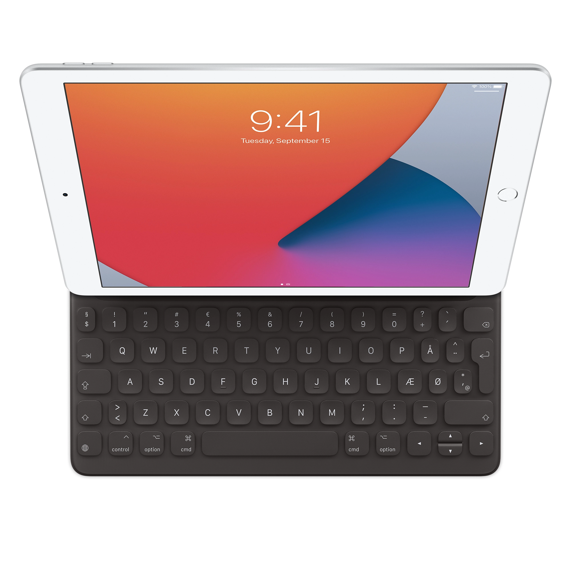 Apple Smart - Tastatur und Foliohülle - Apple Smart connector - QWERTZ - Deutsch - für 10.2-inch iPad (7th generation, 8th generation, 9th generation); 10.5-inch iPad Air (3rd generation); 10.5-inch iPad Pro