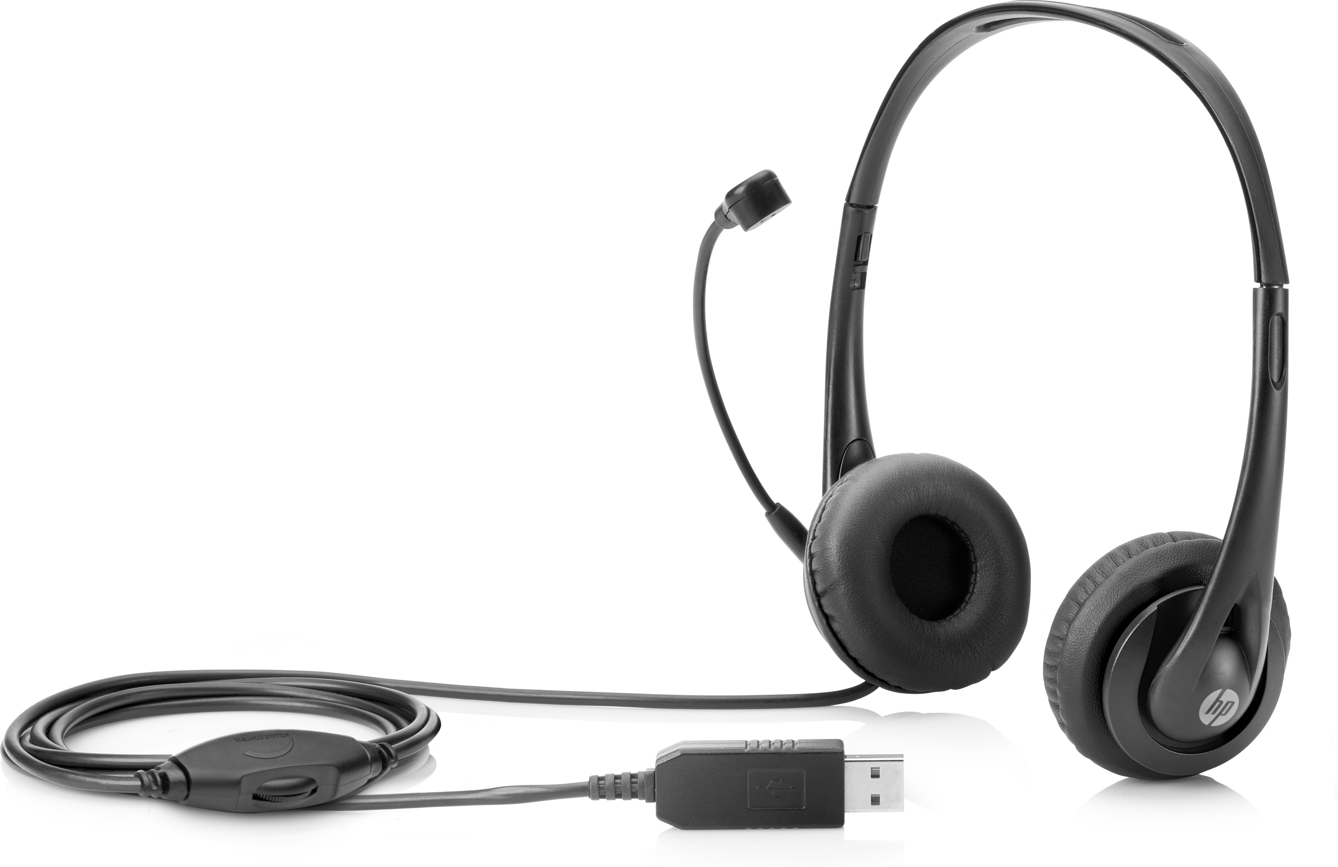 HP Headset - On-Ear - kabelgebunden - USB - Black Jack