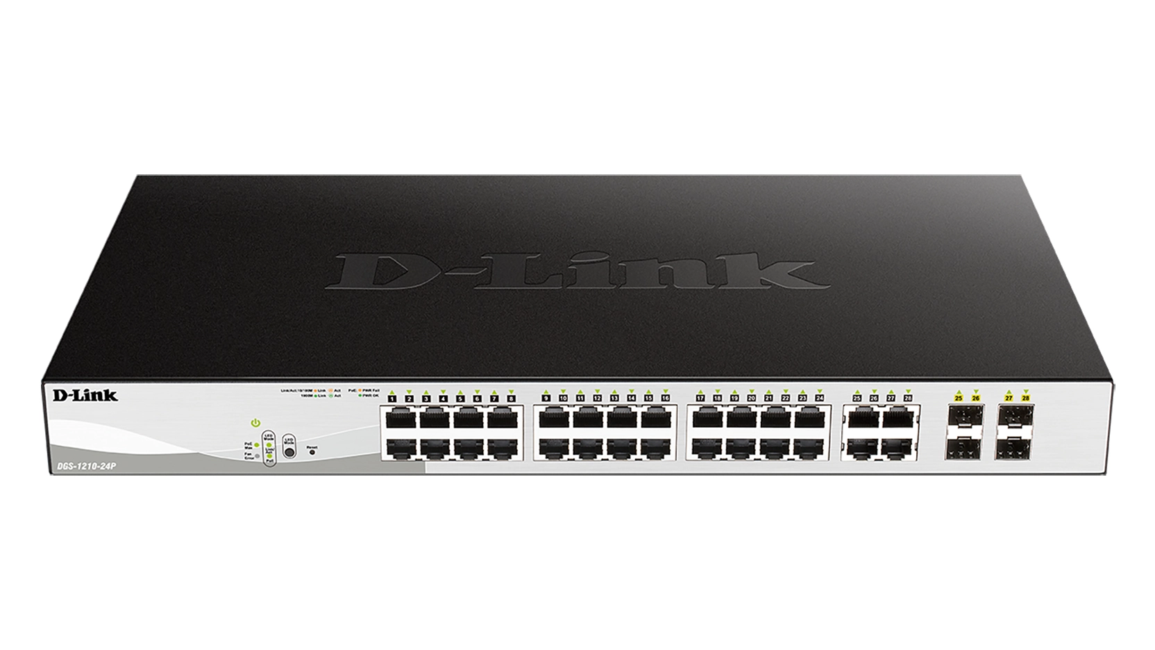 D-Link DGS 1210-24P - Switch - Smart - 24 x 10/100/1000 (PoE+)