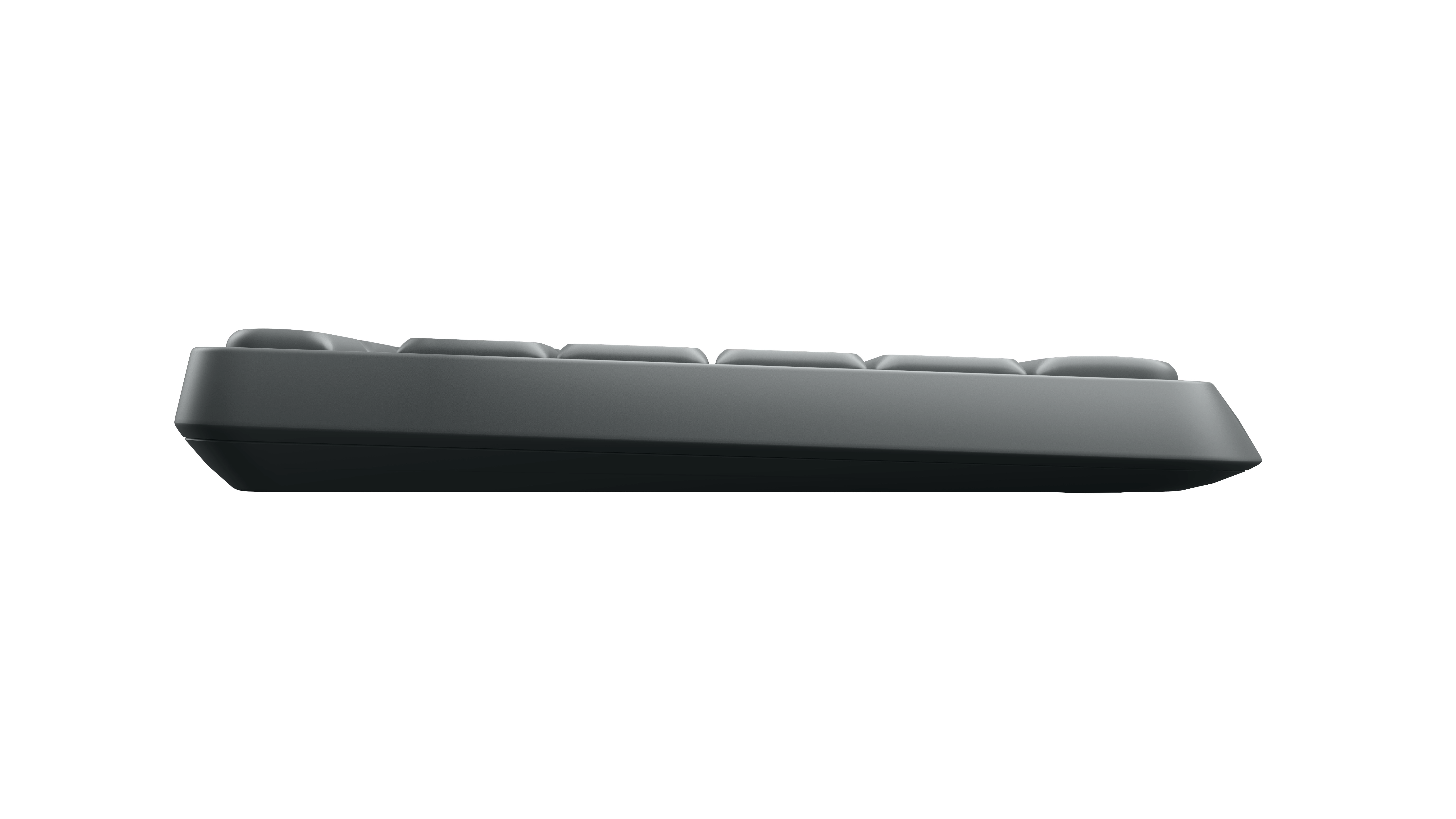 Logitech MK235 - Tastatur-und-Maus-Set - Deutsch - QWERTZ - Grau - drahtlos