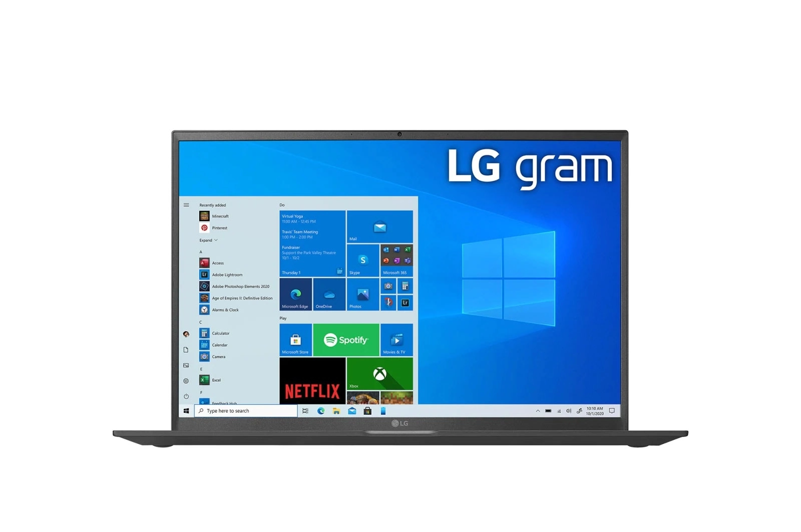 LG gram 17Z90P-G - i7-1165G7 - 16 GB RAM - 1 TB SSD
