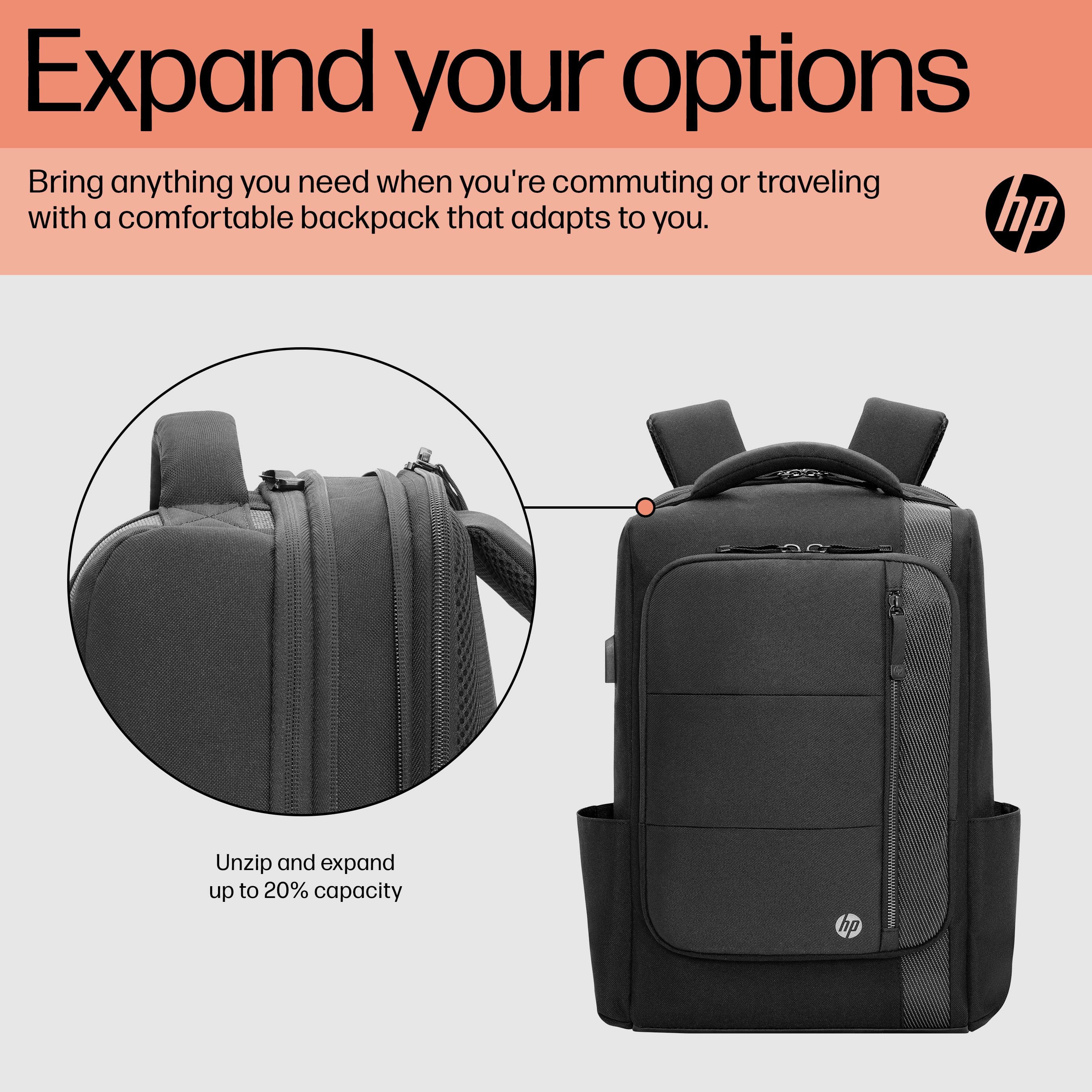 HP Renew Executive - Notebook-Rucksack - 40.9 cm (16.1")
