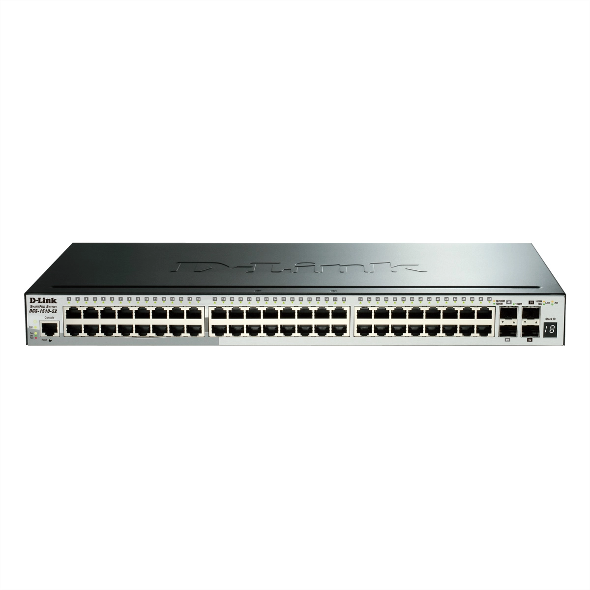 D-Link DGS 1510-52XMP - Switch - L3 - Smart - 48 x 10/100/1000 (PoE+)