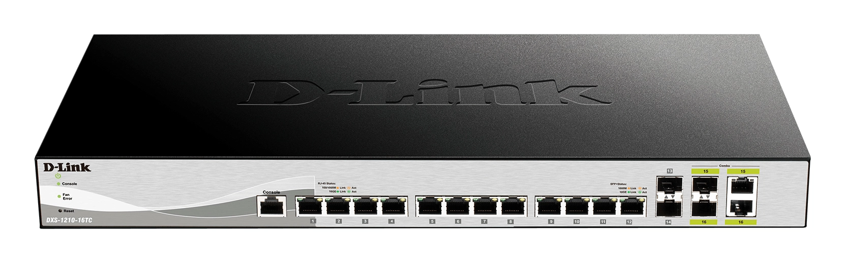 D-Link DXS-1210-16TC/E - Managed - L2 - 10G Ethernet (100/1000/10000) - Rack-Einbau