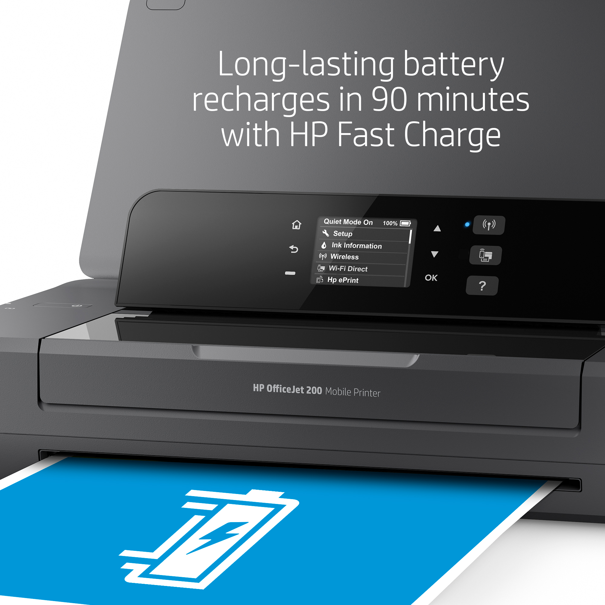 HP Officejet 200 Mobile Printer - Drucker - Farbe - Tintenstrahl