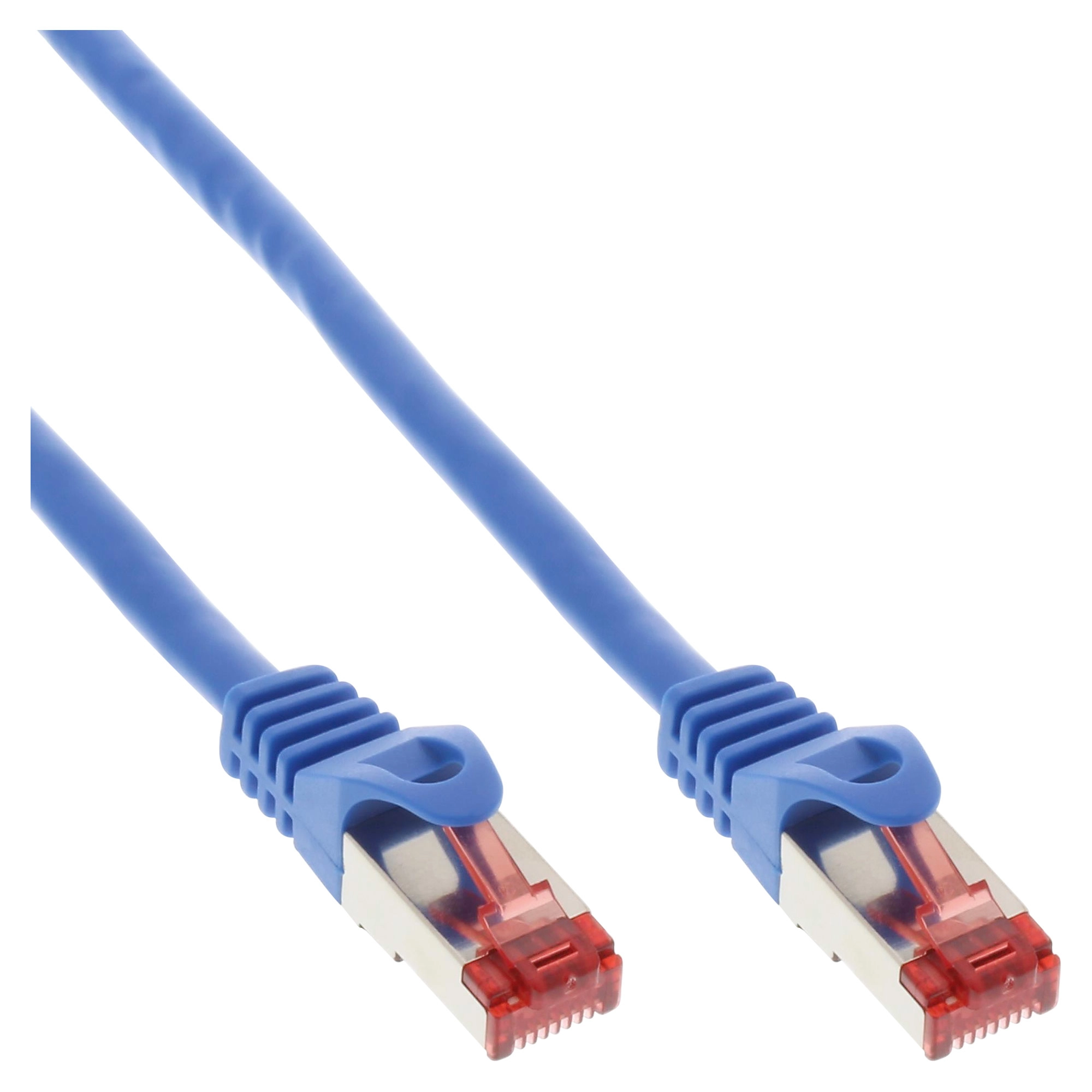 InLine - Patch-Kabel - 2,0m - Blau - ohne Haken