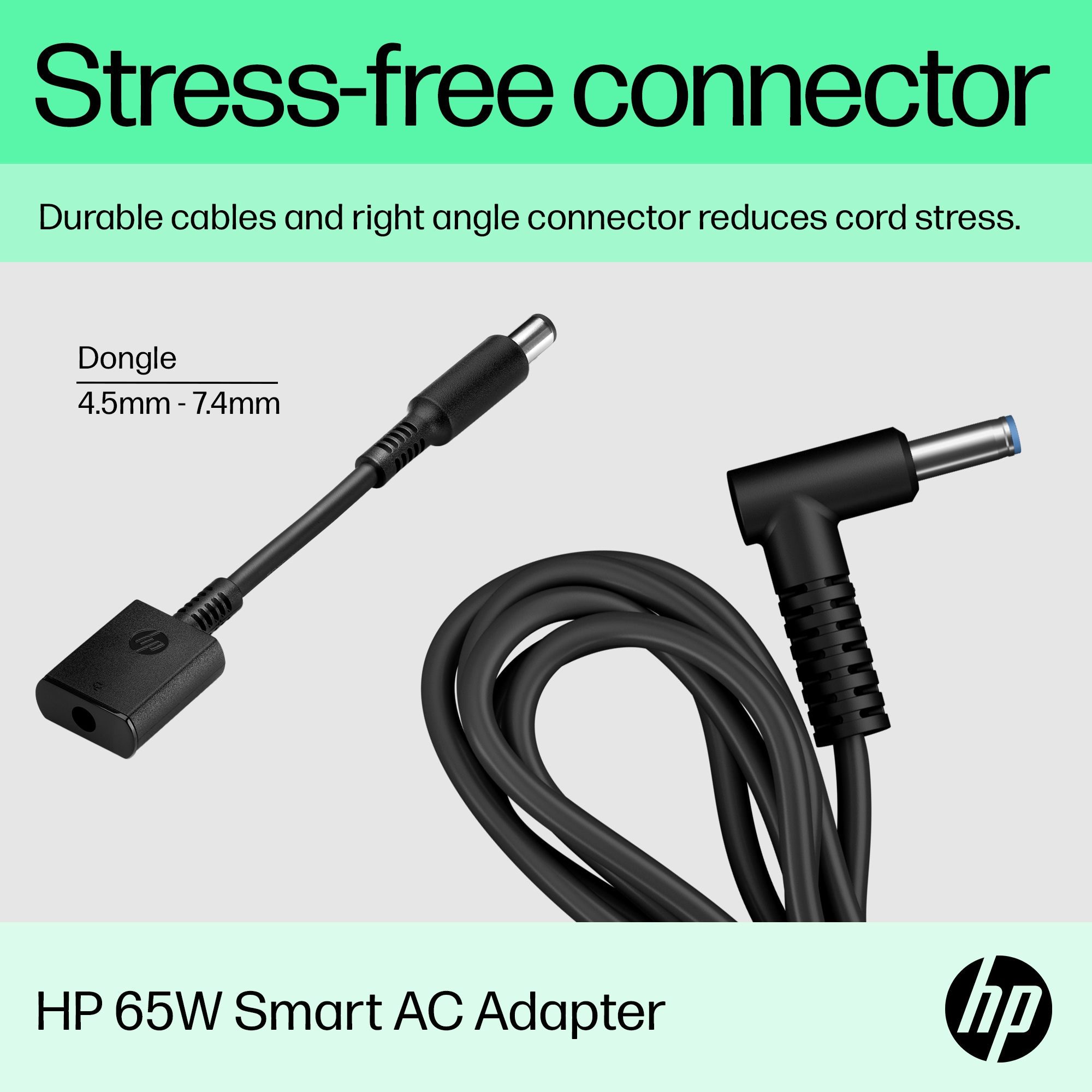 HP Smart AC Adapter - Netzteil - 65 Watt