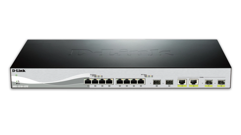 D-Link DXS-1210-12TC/E - Managed - L2 - 10G Ethernet (100/1000/10000) - Rack-Einbau - 1U