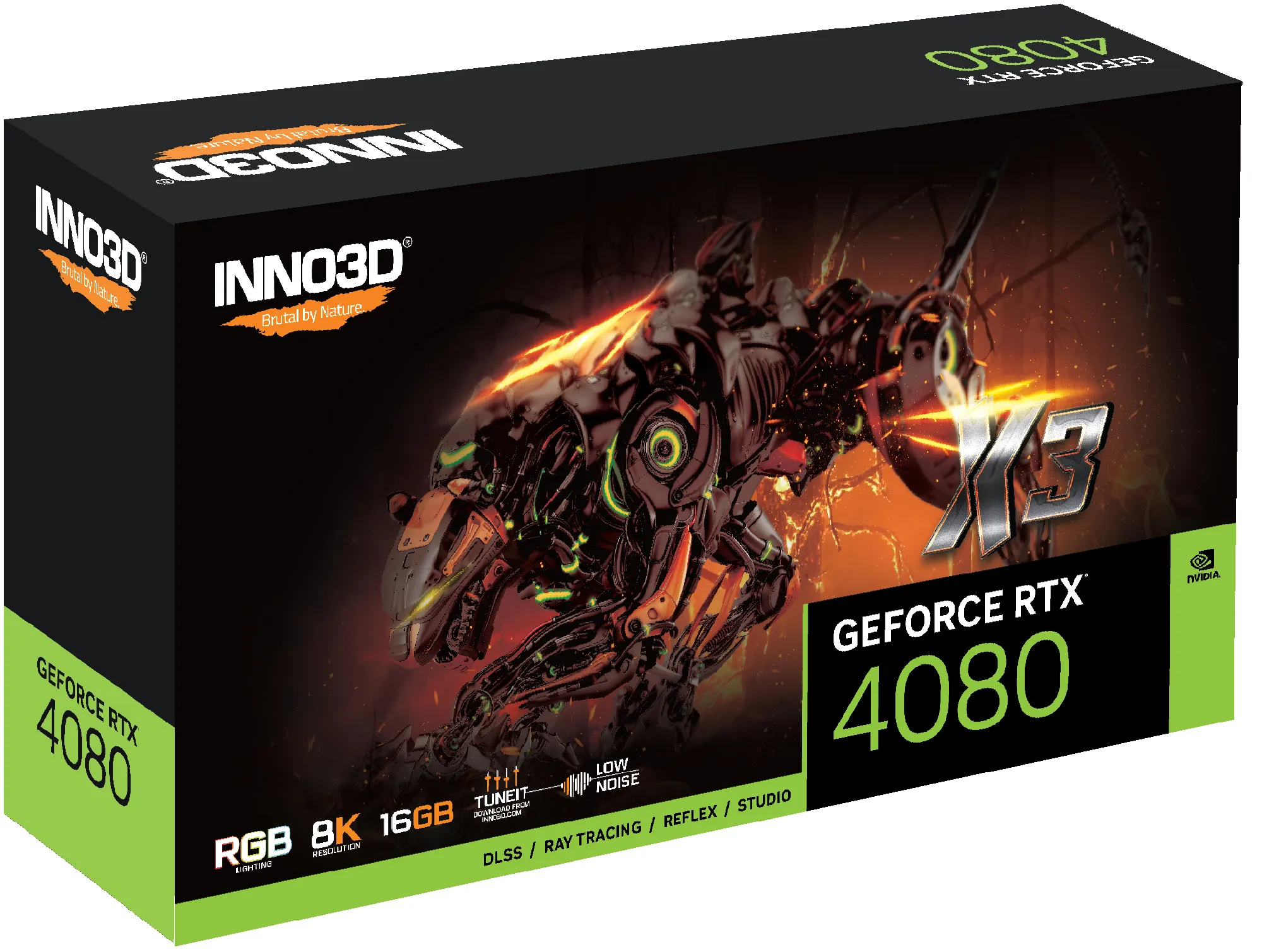 Inno3D GeForce RTX 4080 X3 - Grafikkarten - GeForce RTX 4080