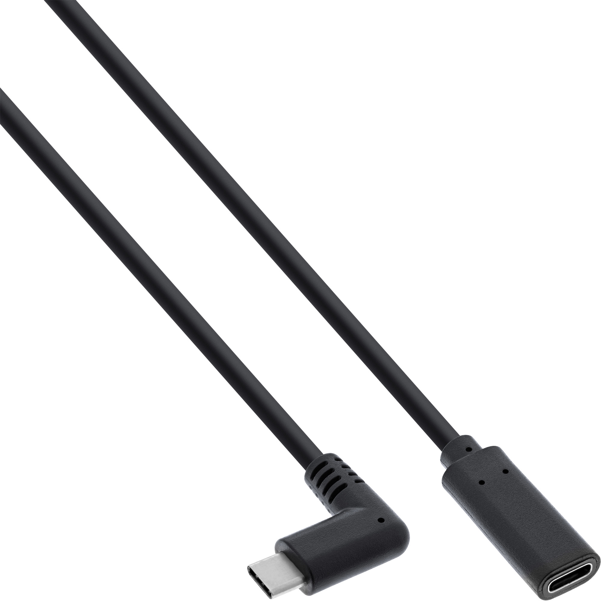 InLine USB-Verlängerungskabel - USB-C (M) - schwarz - 1m