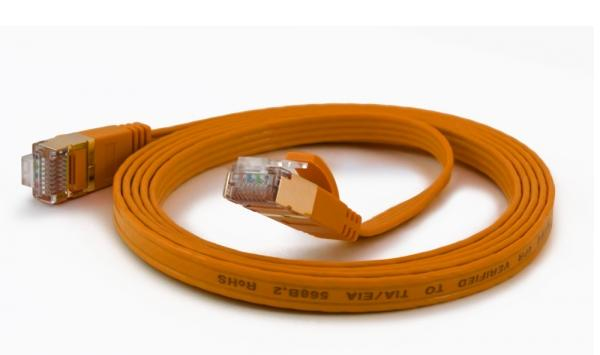 WANTEC 7033 - Patch-Kabel - 1,0m - Orange