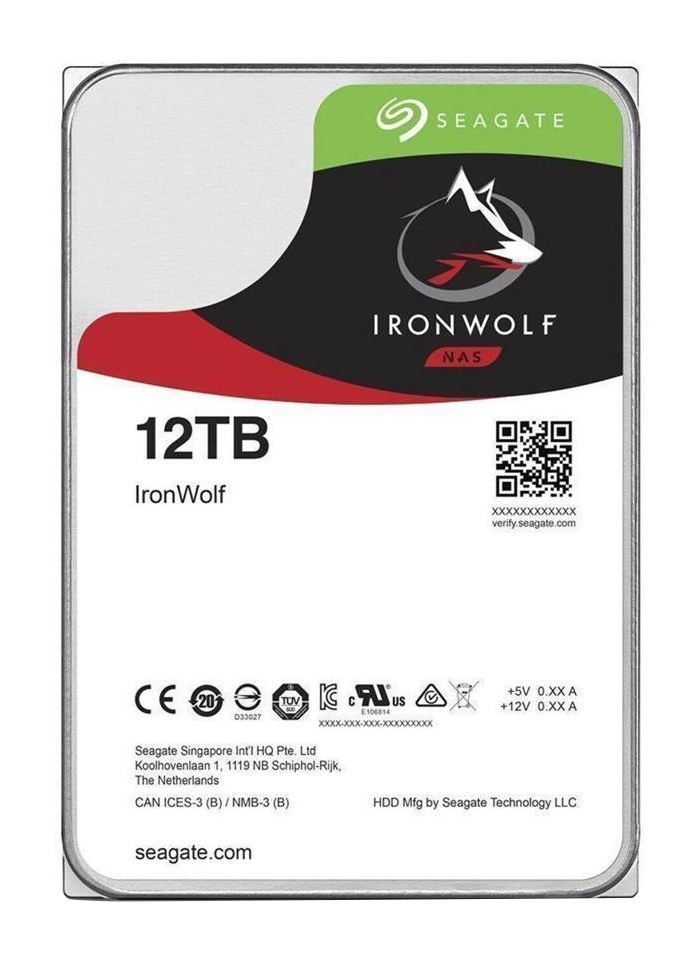 Seagate IronWolf ST12000VN0008 - Festplatte - 12 TB - intern