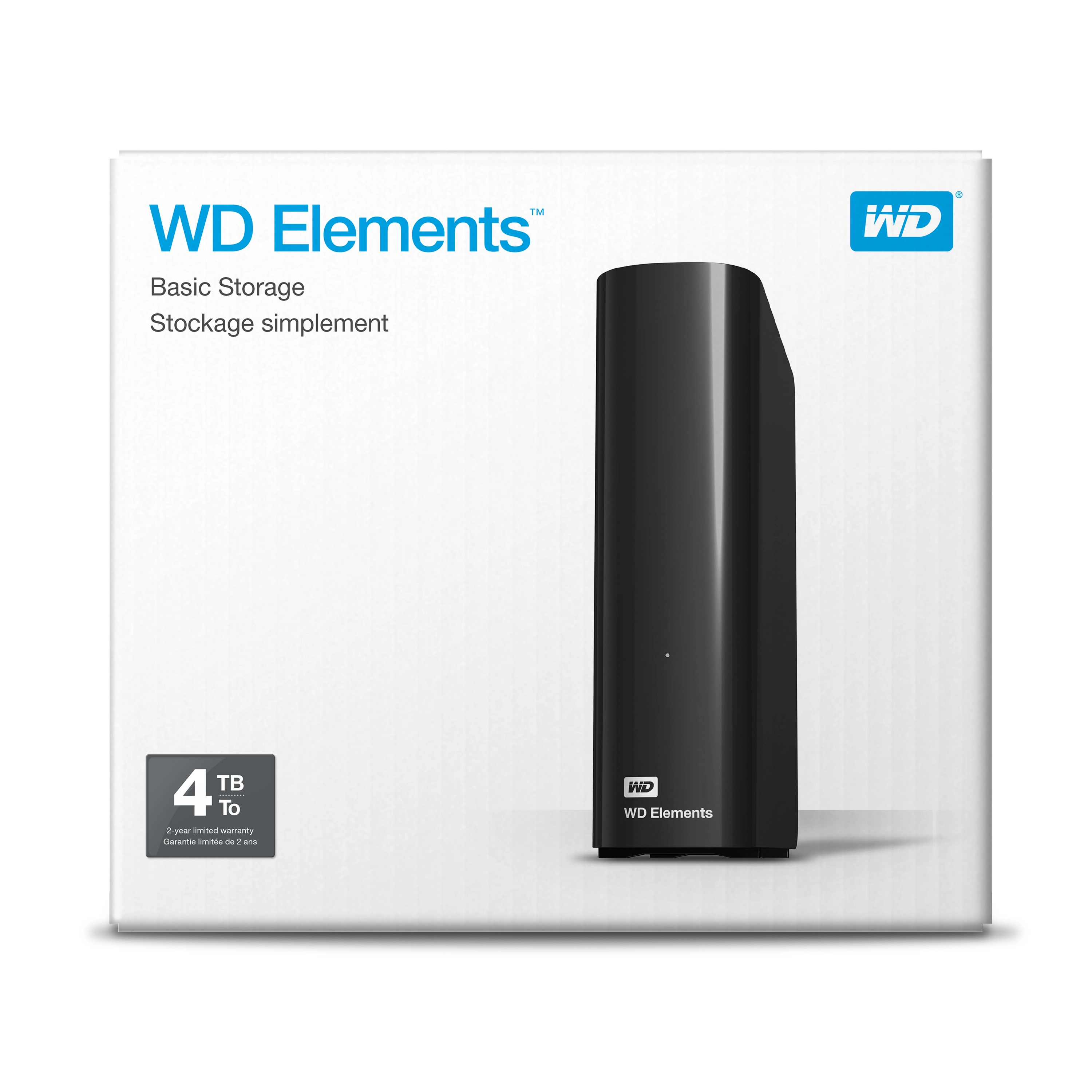 WD Elements Desktop WDBWLG0040HBK - Festplatte - 4 TB - extern (Stationär)