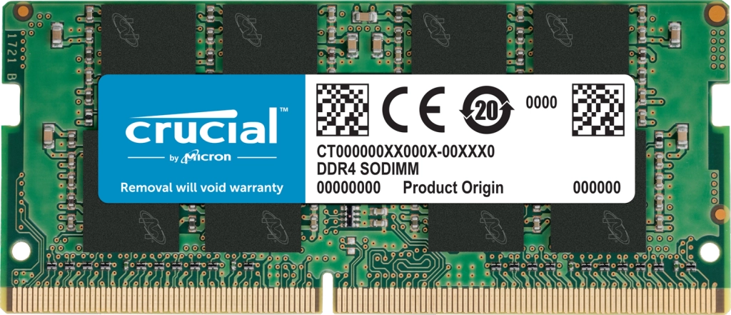 Micron Crucial - Arbeitsspeicher - 8 GB - DDR4 - 3200 MHz - SO DIMM 260-Pin