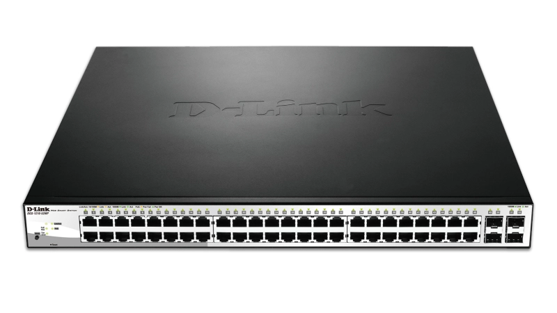 D-Link DGS 1210-52MP - Switch - Smart - 48 x 10/100/1000 (PoE)