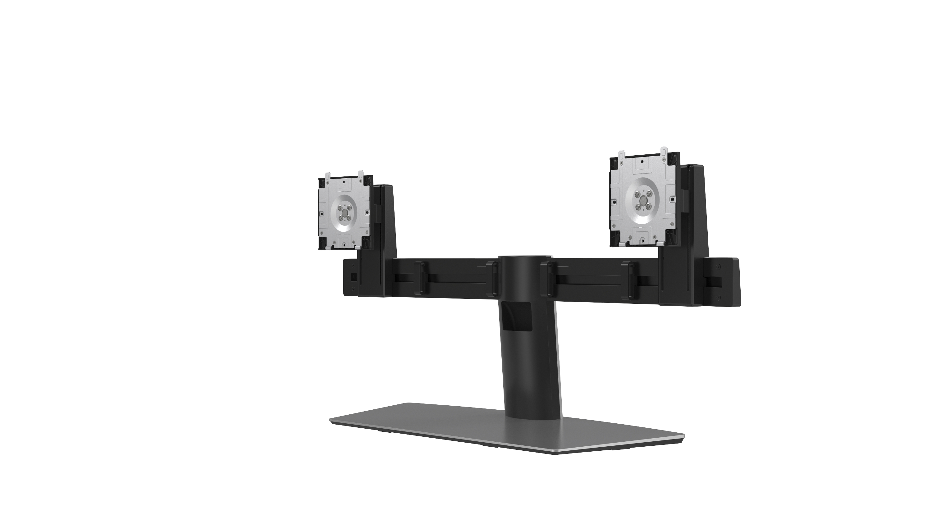 Dell MDS19 - Dual Monitor Stand - 48.3-68.6 cm (19"-27") - VESA 100 - Höhenverstellung - Aluminium - Schwarz