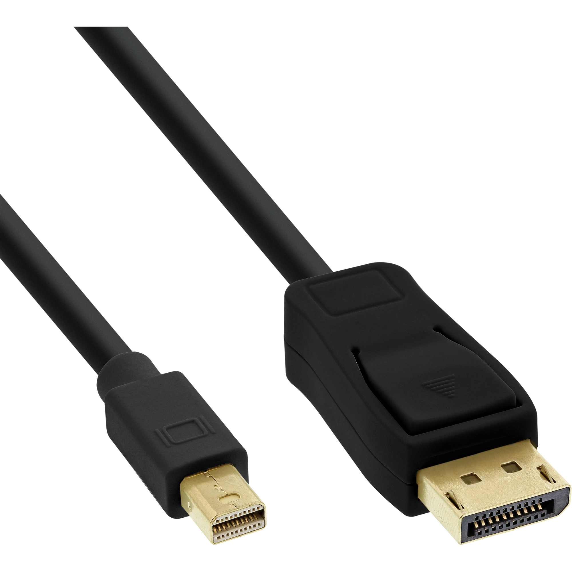 InLine DisplayPort-Kabel - Mini DisplayPort (M) zu DisplayPort (M) - 2m - Schwarz