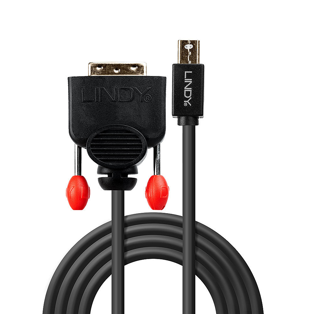 Lindy - MiniDisplayPort auf DVI - 1,0m - Schwarz