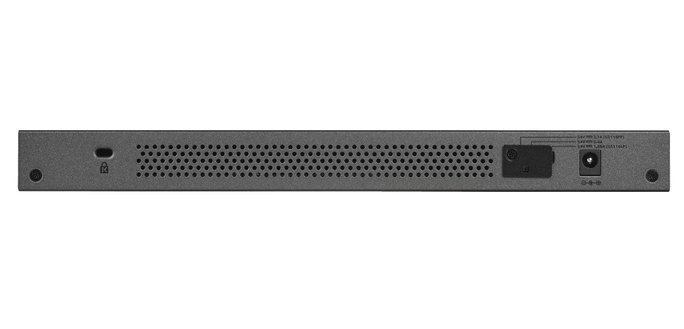Netgear GS116PP - Switch - unmanaged - 16 x 10/100/1000 (PoE+)