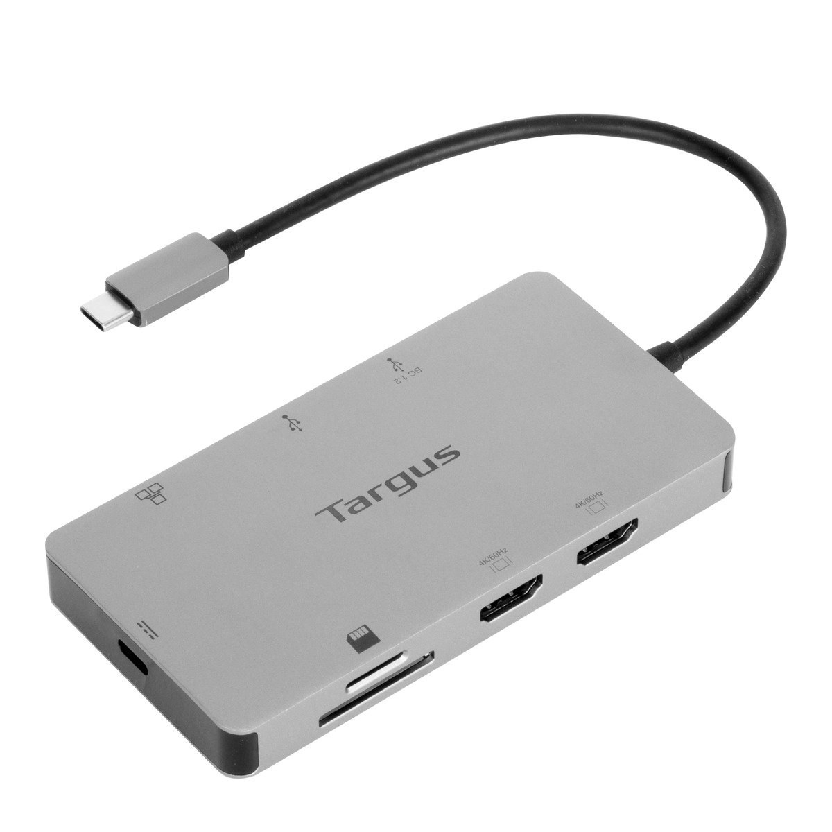 Targus DOCK423EU - Verkabelt - USB 3.2 Gen 1 (3.1 Gen 1) Type-C - 100 W - Silber - MicroSD (TransFlash) - SD - China