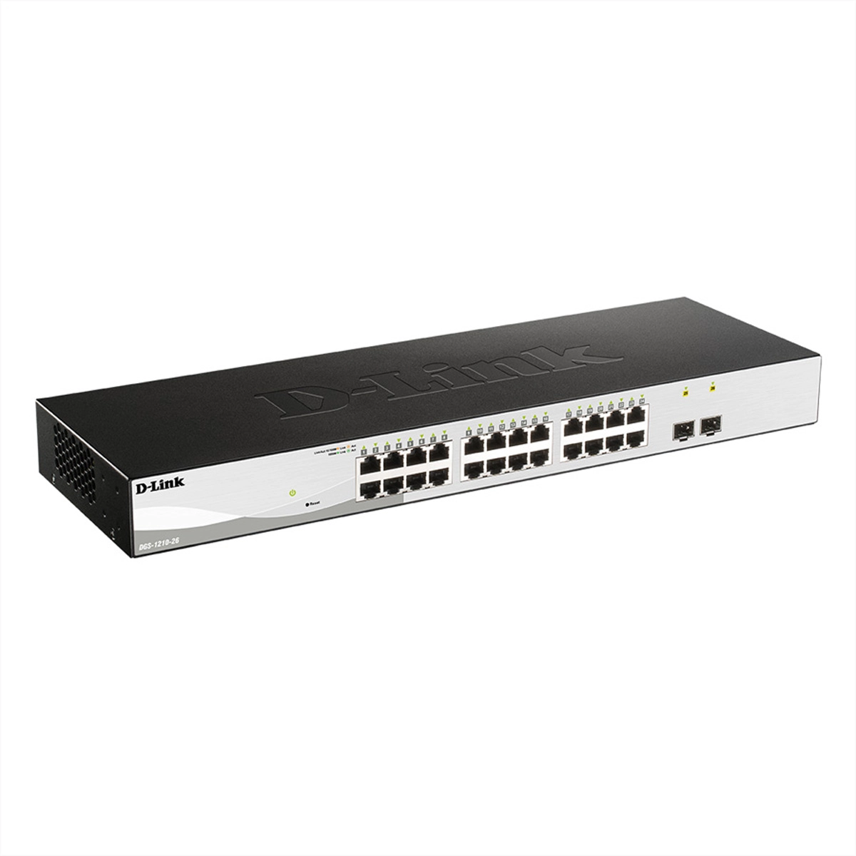 D-Link DGS 1210-26 - Switch - Smart - 24 x 10/100/1000 + 2 x Gigabit SFP