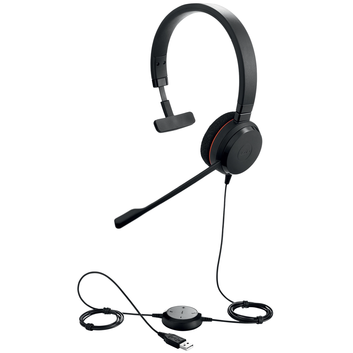 Jabra Evolve 20 MS mono - Headset - On-Ear - kabelgebunden | 4993-823-109