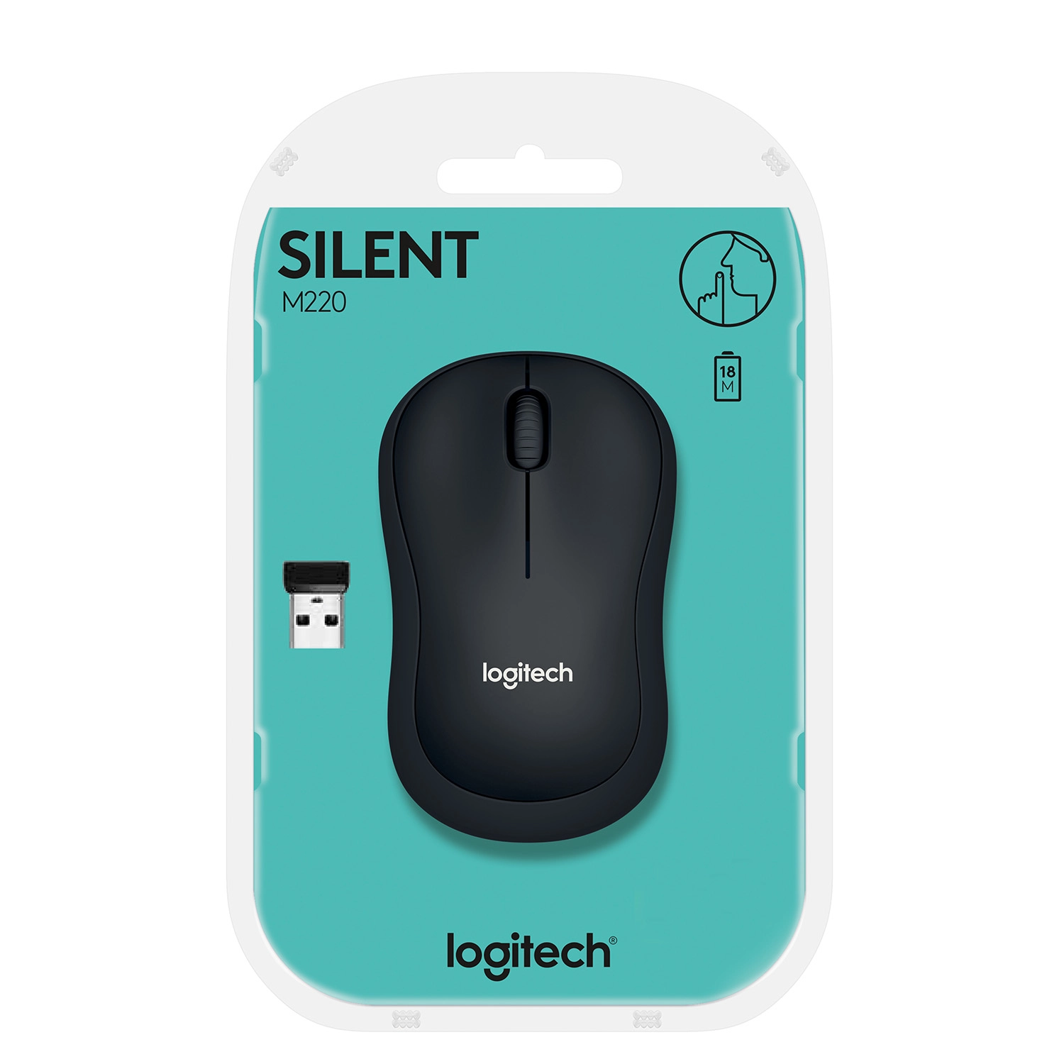 Logitech M220 Silent - Maus - optisch