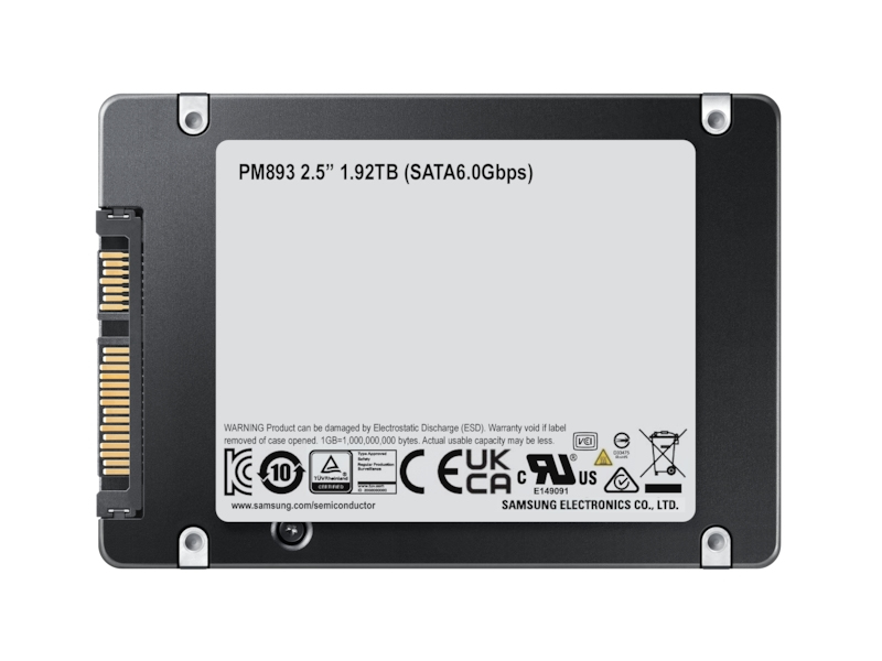 Samsung PM893 MZ7L31T9HBLT - SSD - 1.92 TB - intern - 2.5" (6.4 cm)