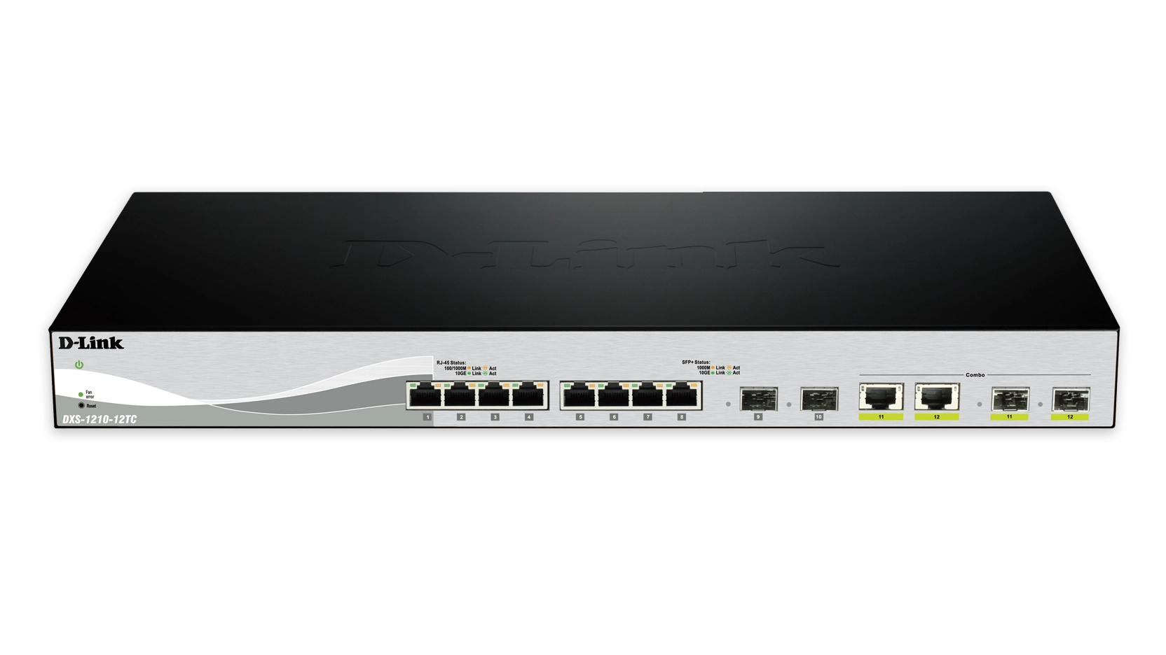 D-Link DXS-1210-12SC/E - Managed - L2 - 10G Ethernet (100/1000/10000) - Rack-Einbau - 1U