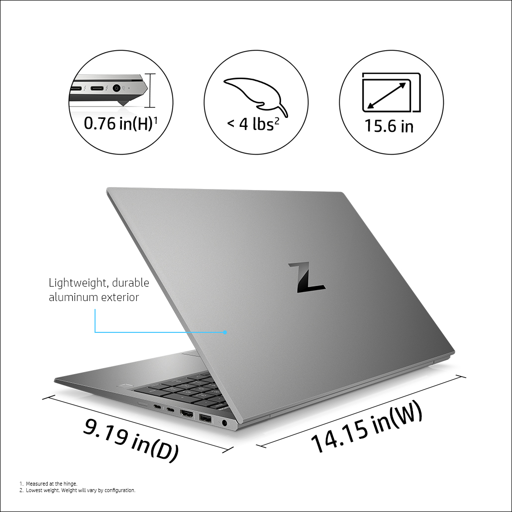 HP ZBook Firefly 15 G8 - i7-1165G7 - 16 GB RAM - 512 GB SSD 