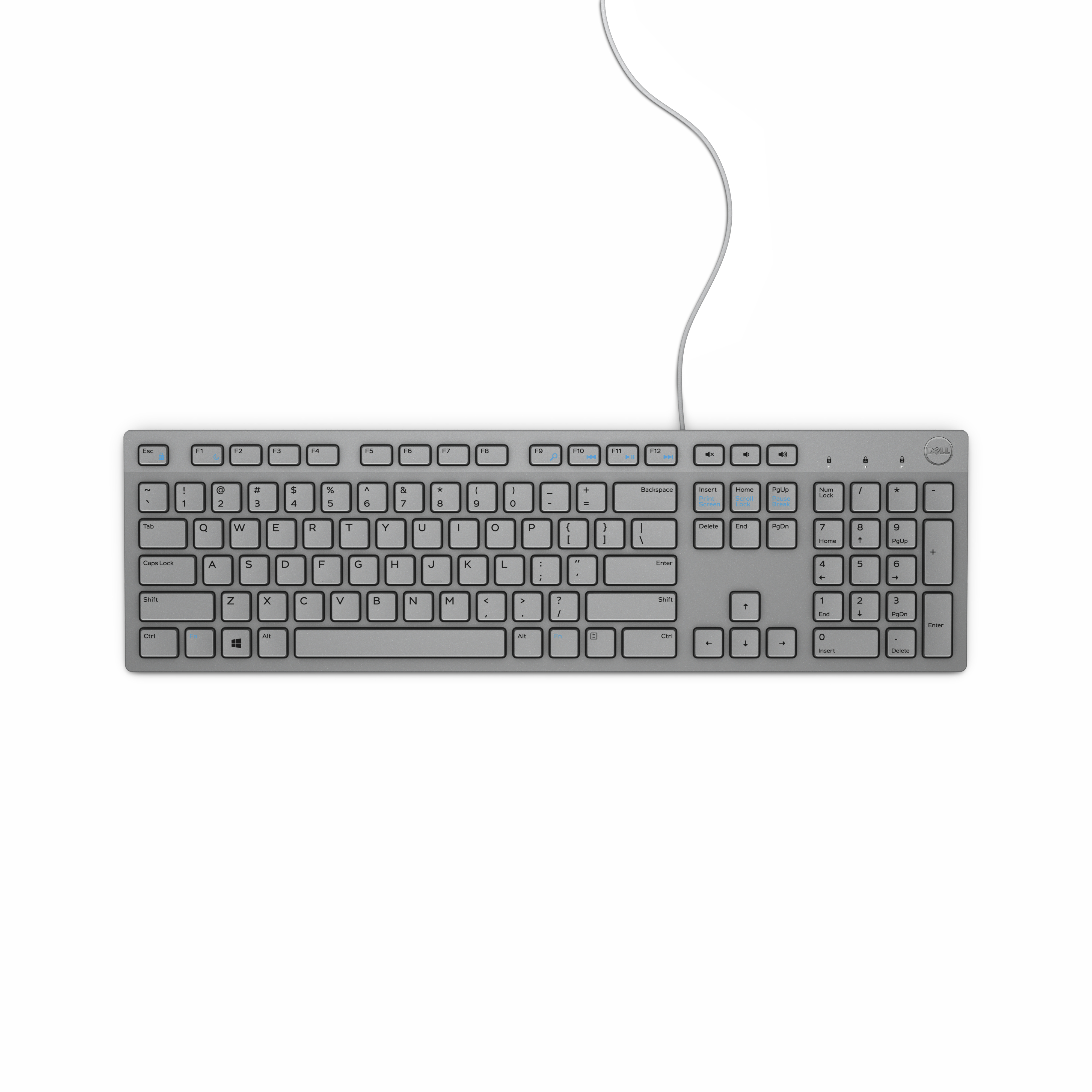 Dell KB216 - Tastatur - QWERTZ - Deutsch - Grau