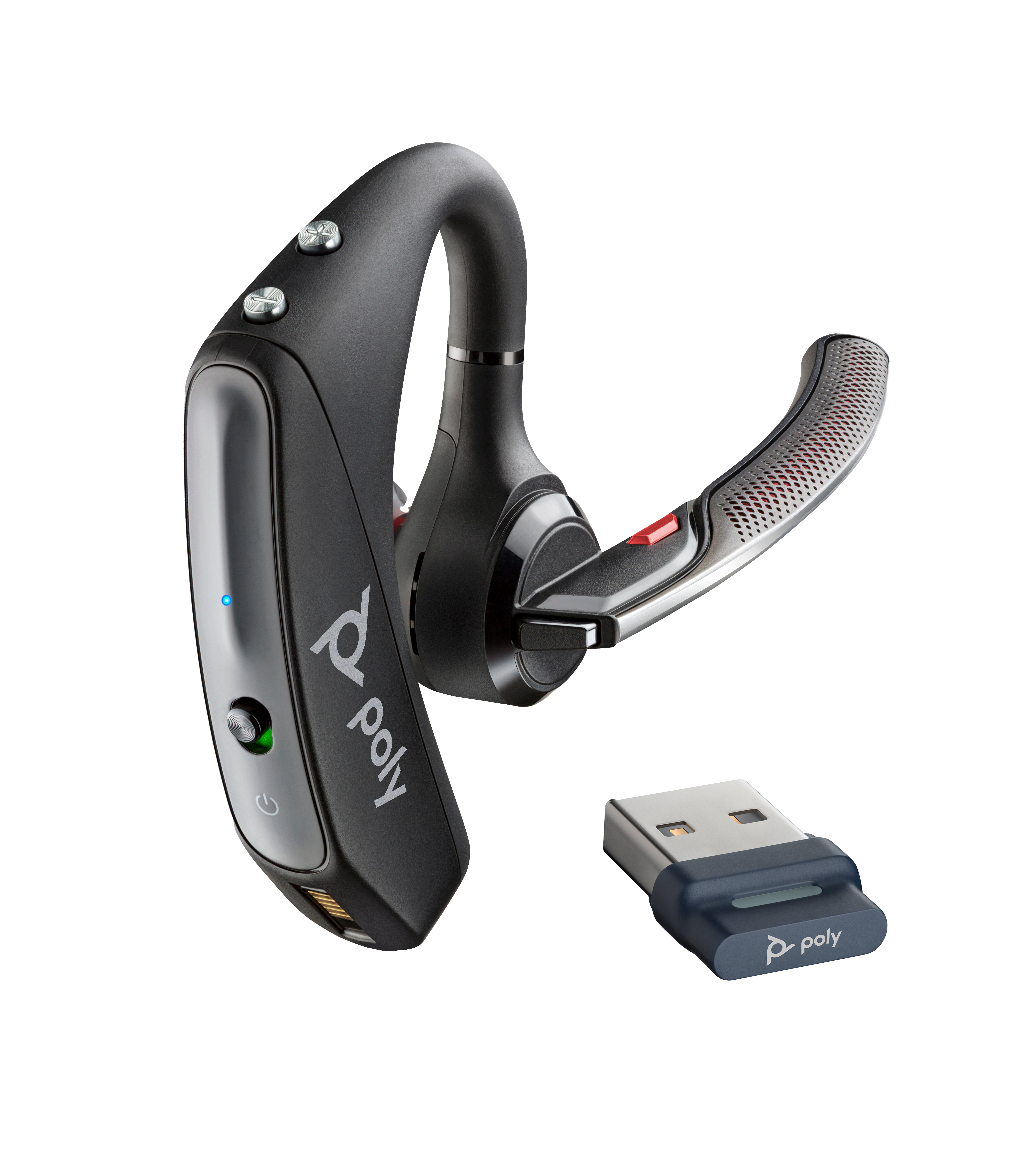 Poly Voyager 5200 UC - Headset - Ohrstöpsel - über dem Ohr angebracht