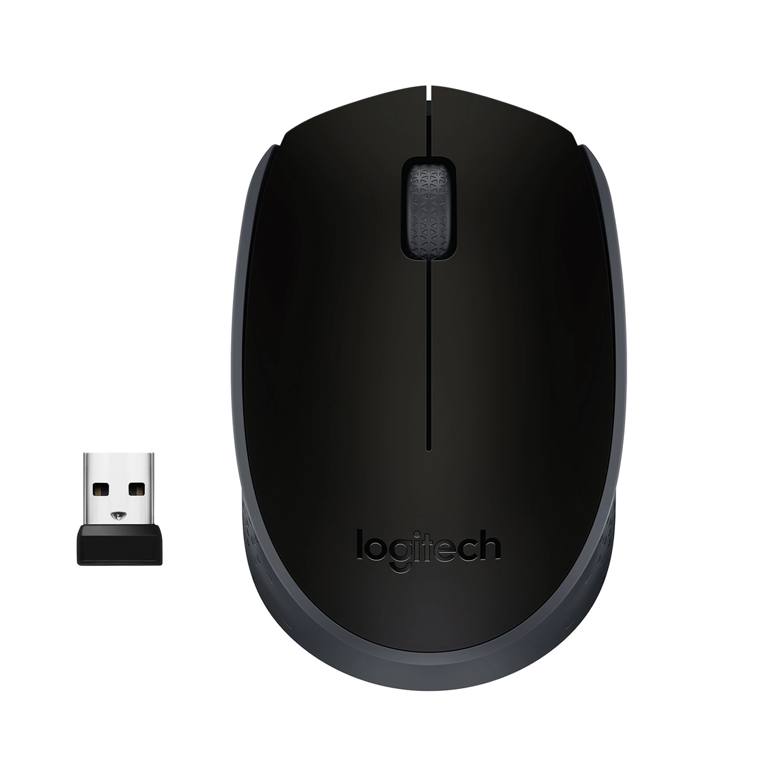 Logitech M171 - Maus - rechts- und linkshändig - kabellos - 2.4 GHz - kabelloser Empfänger (USB)