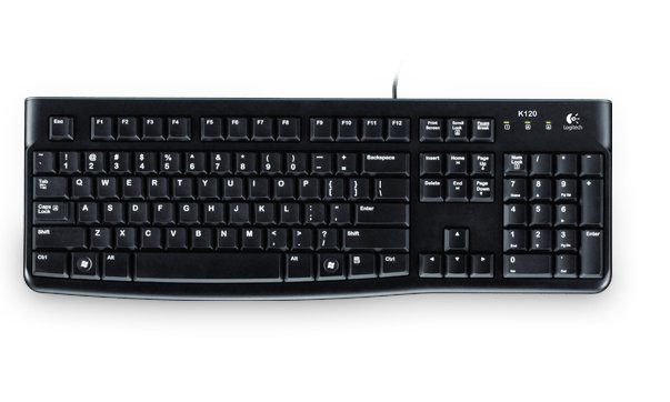 Logitech K120 - Tastatur - QWERTZ - Deutsch - Schwarz