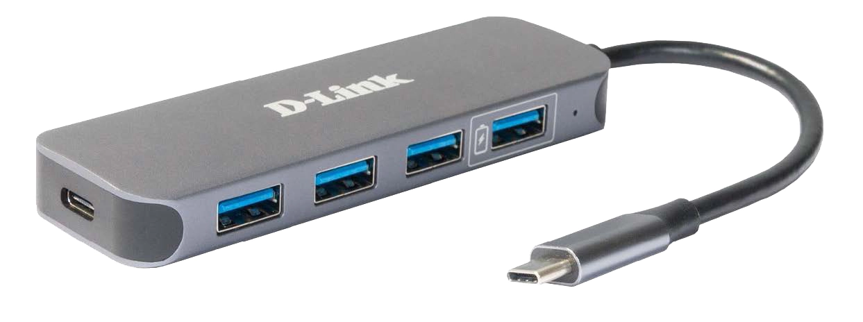 D-Link USB-C HUB TO 4 USB 3.0 PORTS - Kabel