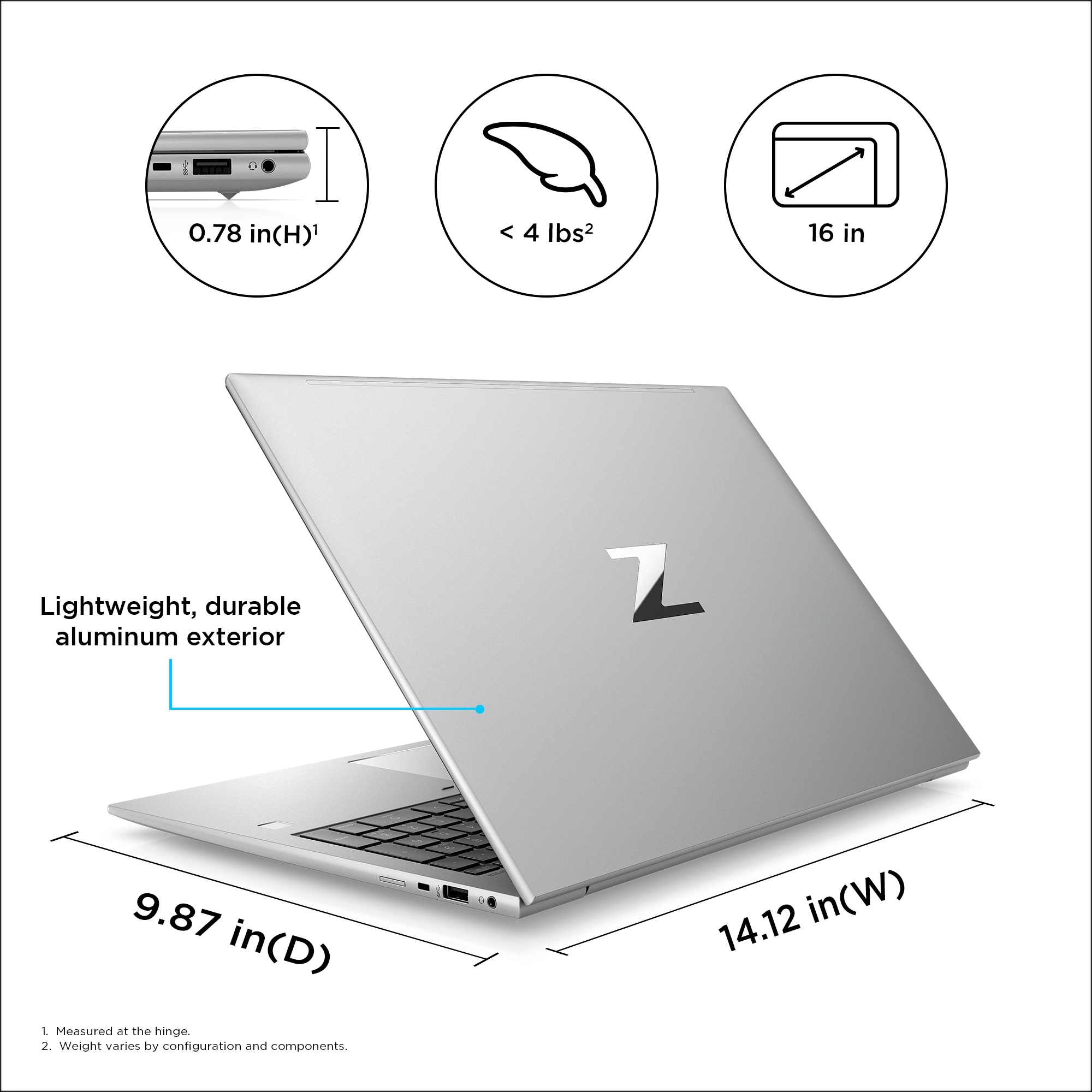HP ZBook Firefly 16 G9 - i7 1265U - 32GB RAM - 1TB SSD